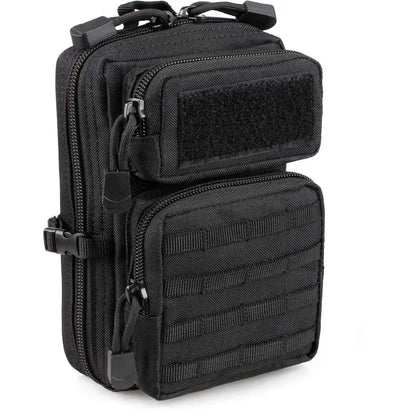 Mini Molle Utility Pouch, EDC Small Tool Pouch for Outdoor Hiking Camping, Phone & Gear Storage Bag