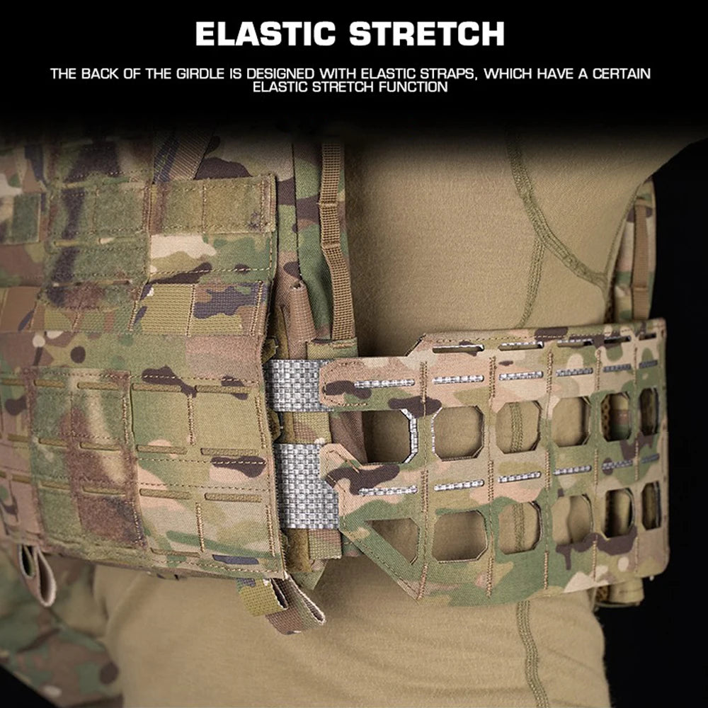 Tactical Plate Carrier Cummerbund MOLLE Belt Camo Style KZ Vest Girdle Adapter Airsoft Hunting Gear Sturdy No Deformation