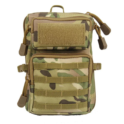 Tactical Mini Molle Utility Pouch EDC Small Tool Pouch for Outdoor Hiking Camping, Phone & Gear Storage Bag