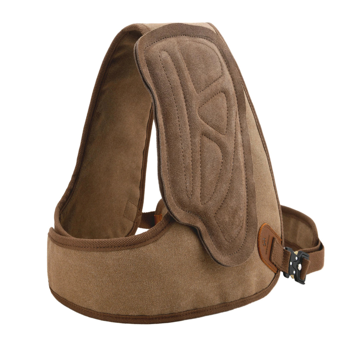 Canvas Leather Shooting Recoil Pad Shoulder Pad Adjustable Rifle Shotgun Field Shield