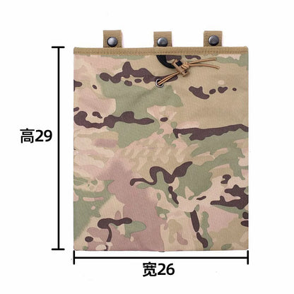 Storage Pack Hunting Gear Holder MOLLE Dump Pouch Hunting Mag Recovery Bag Drawstring Magazine Recycling