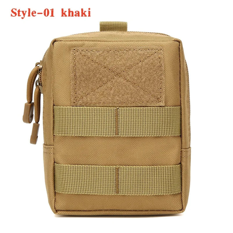 IFAK EDC Bag Tactical Molle Admin Pouch Waist Bag Hunting Vest Emergency Tool Kit Outdoor First Aid Kit Camping Survival Bag