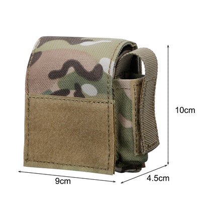 Grenade Pouch Small Hunting Accessories Single Flashbang Pouch Compact Stretch Bag for Outdoor Activities