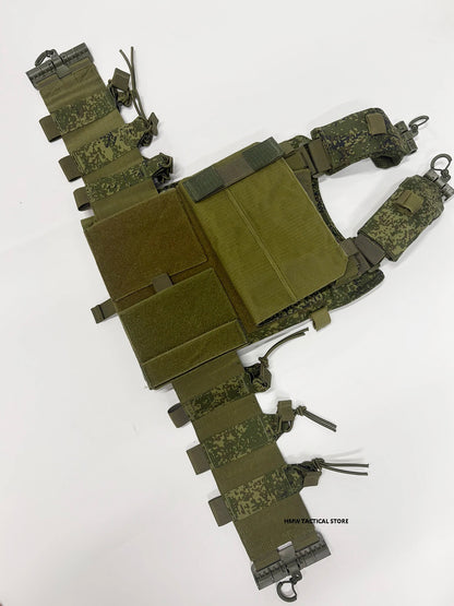 Outdoor hunting waterproof nylon laser cutting MOLLE Russian EMR tactical vest 530D
