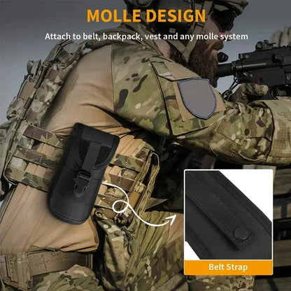 Outdoor Hard Shell Sunglasses Pouch EDC Molle Glasses Pack Utility Hiking Hunting Accessories Thicken Sunglasses Case