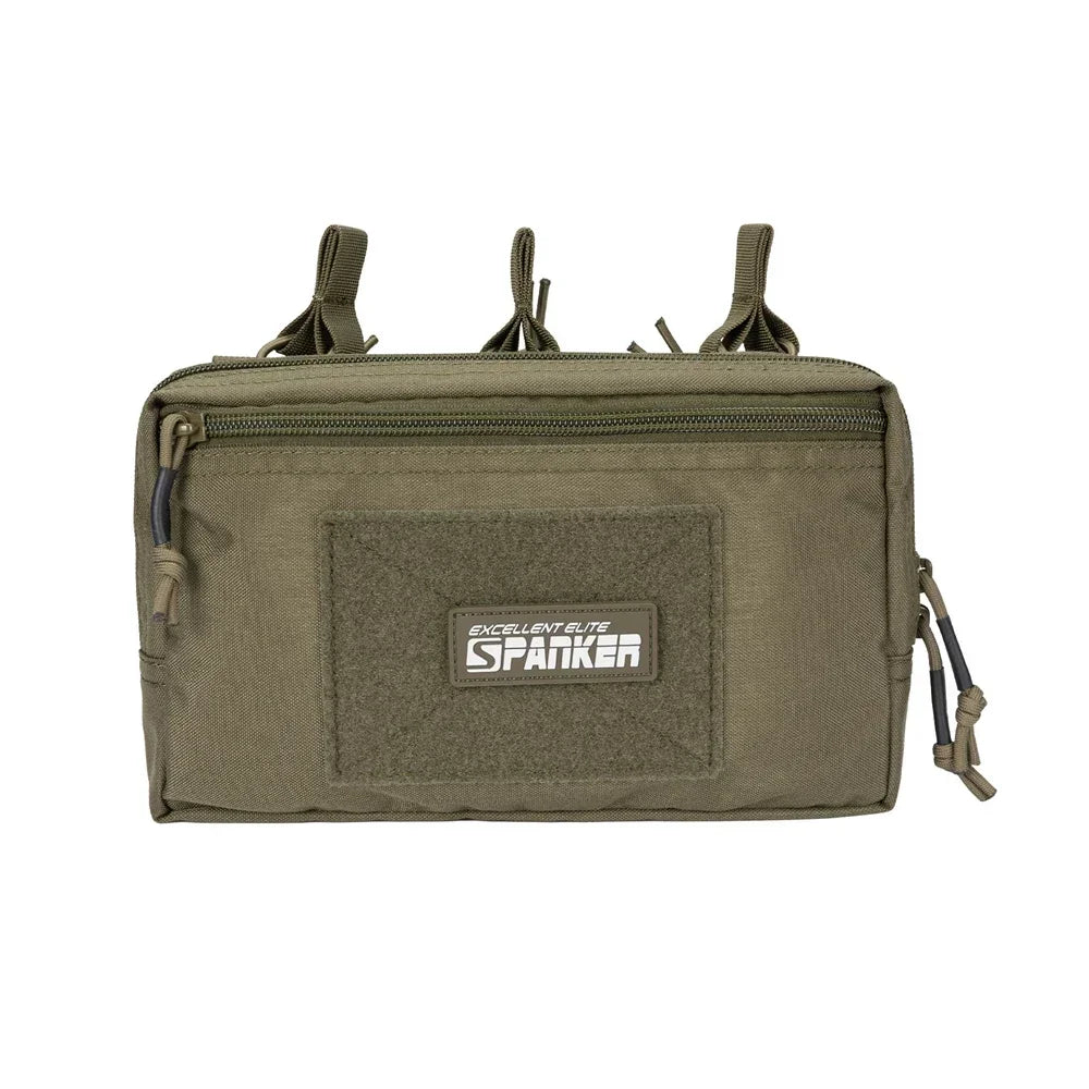 Tactical Molle Triple Magazine Pouches with Accessories Bag Open-Top Magazine Pouch Paintball Game Accessories Bags
