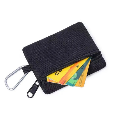 Outdoor Key Bag Coin Purse Sports EDC Toolkit Zipper Bag Wallet Keychain Zipper Pocket Portable Mini Purse Bag With Hook