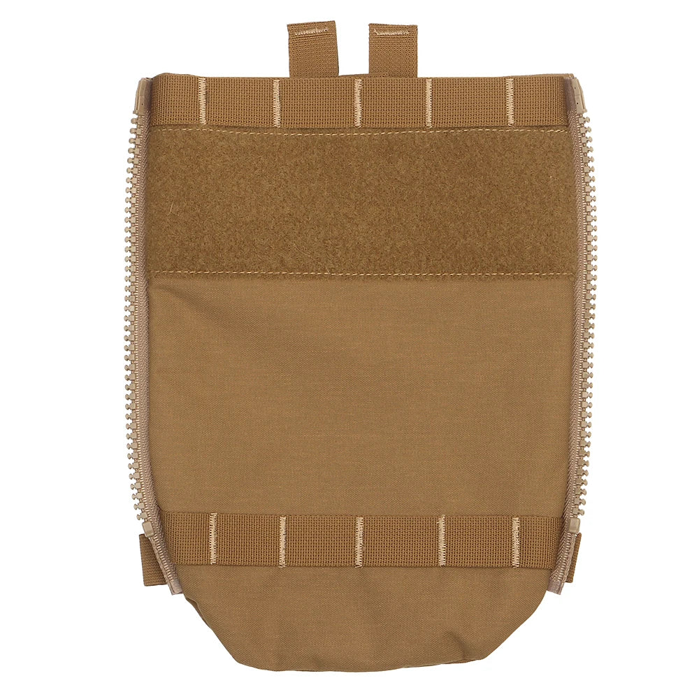 V5 PC Tactical Back Panel Water Bag 3L Bladder Reservoir Reservoir Molle System Side Zippers for FCPC Plate Carrier Hunting Vest