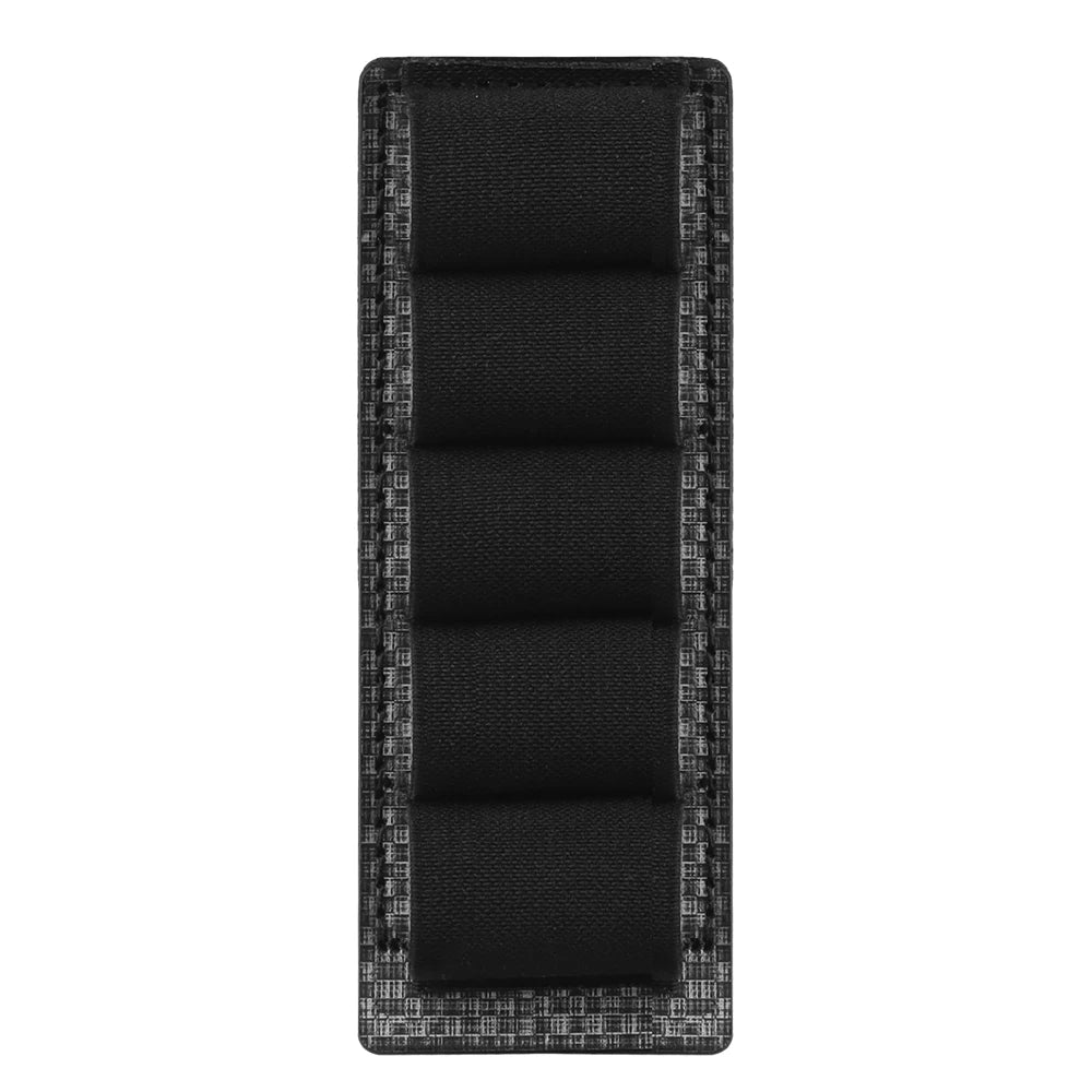 Tactical Elastic 5 Gauge Shell Holder MOLLE Shotshell Hanging Panel Magazine Pouch Paintball Airsoft Hunting Gear