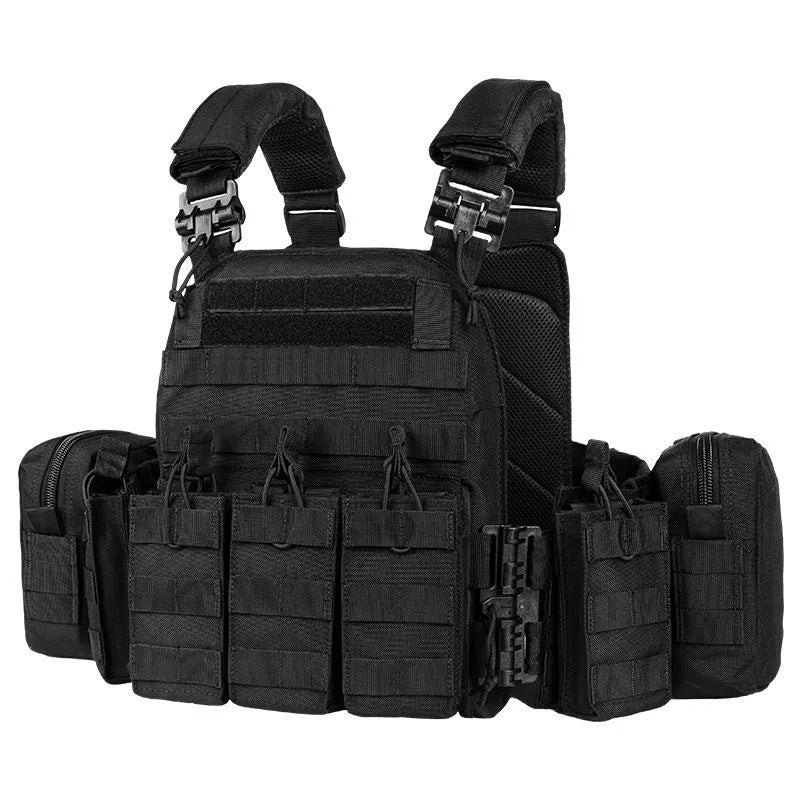 Quick Release Tactical Vest Multi-Purpose Training Vest with Pouches for Outdoor Airsoft 4 Colors Hunting vest
