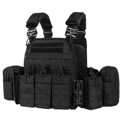 Quick Release Tactical Vest Multi-Purpose Training Vest with Pouches for Outdoor Airsoft 4 Colors Hunting vest