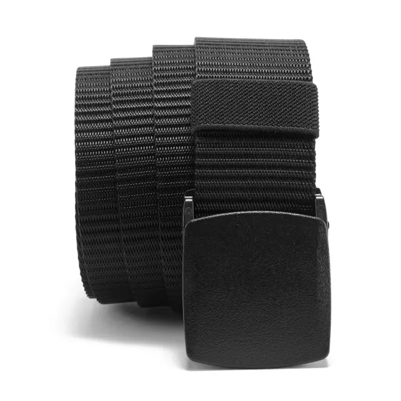 Automatic Buckle Nylon Belt, Fashionable MEN'S Canvas Outdoor Belt, Hunting and Hiking Tools, Hunting Clothing Accessories 1pcs
