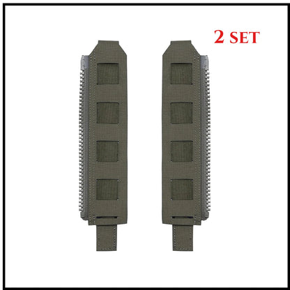 Tactical Back Panel Zipper MOLLE Adapter 500D Nylon Lightweight Versatile For Rear Pack Plate Carrier 3950 Vest Hunting Gear