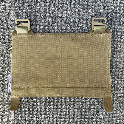 Tactical Vest Molle Front Panel Flat Pouch Expansion Conversion Board /Connecting Buckle Multicolor Laser Cutting