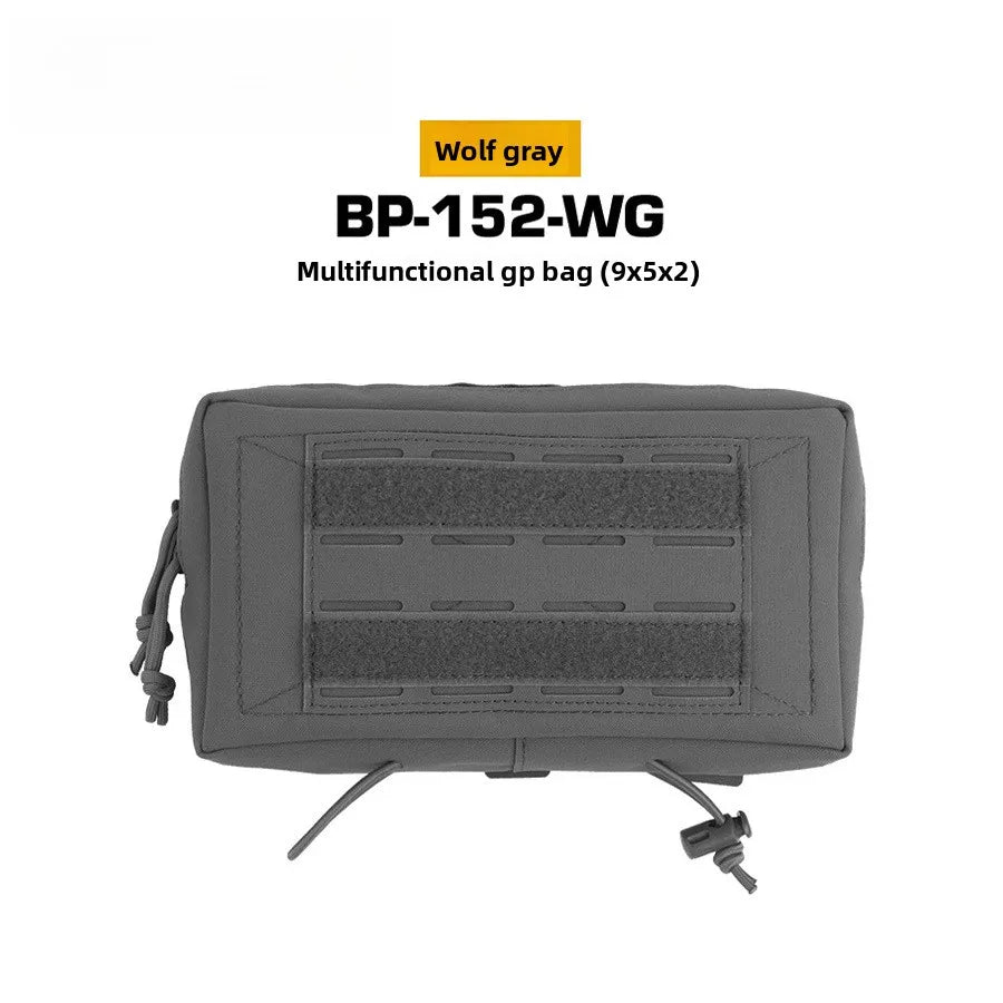 MOLLE Attach Tactical Waist Belt Accessory Pouch DIY Expansion Storage Bag for Tactical Vest