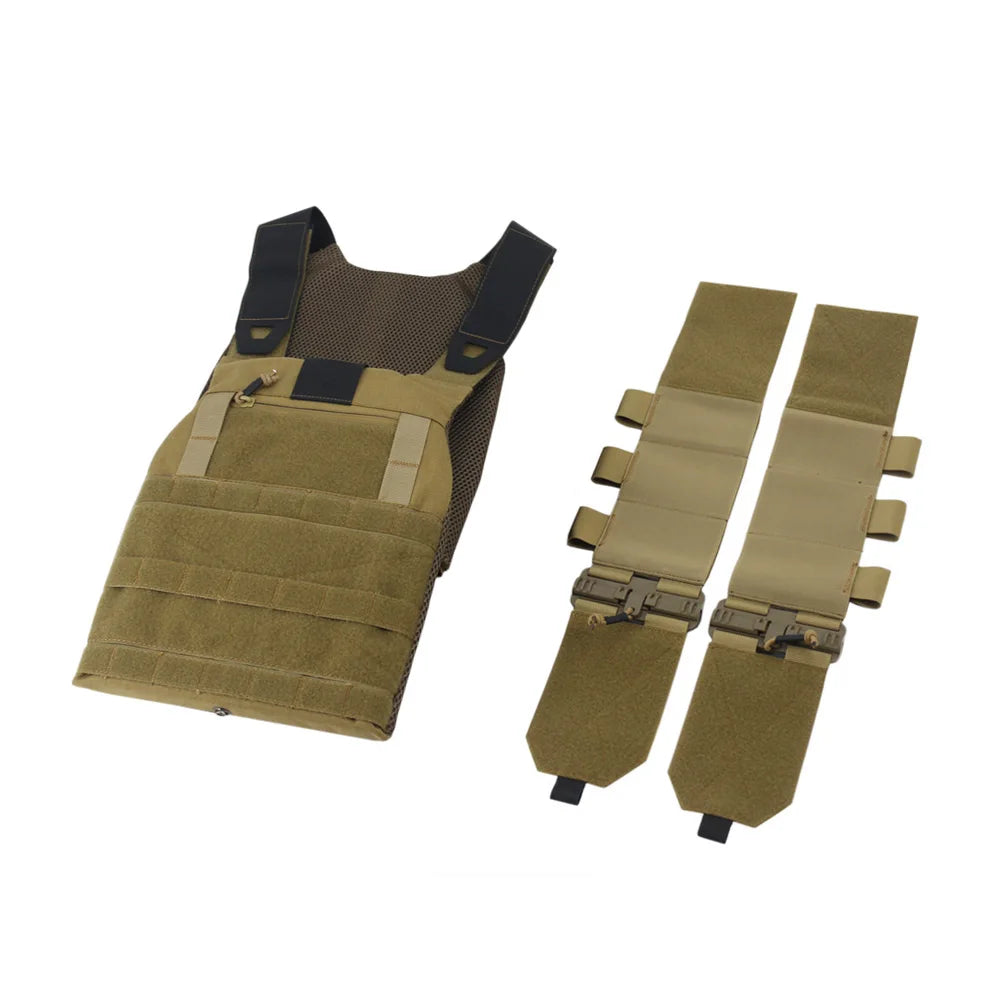 VULPO FCSK 2.0 Tactical Vest Lightweight Hunting Airsoft Combat Vest CS Game Quick Release Elastic Cummerbund Vest