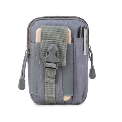 Mobile Phone Case Pouch Waist Bag Waterproof Nylon Multifunction Casual Men Waist Pack Male Small Bag