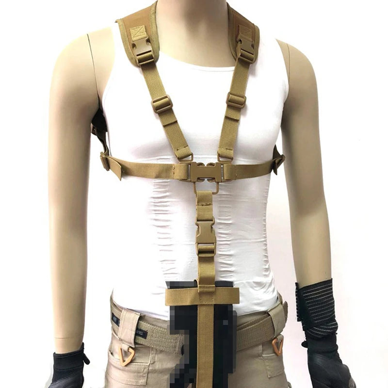 Tactical 1000D Nylon P90 Sling Strap Adjustable Quick Release Gun Lanyard for Hunting Airsoft Paintball Shoulder Strap