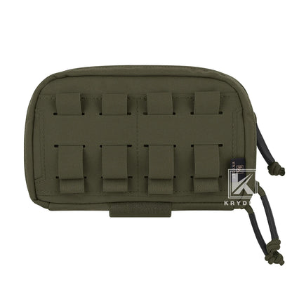 KRYDEX Tactical Chest Bag Admin Pouch MOLLE Utility Pouch Front Pocket for Hunting Vest and Chest Rig Outdoor Accessories