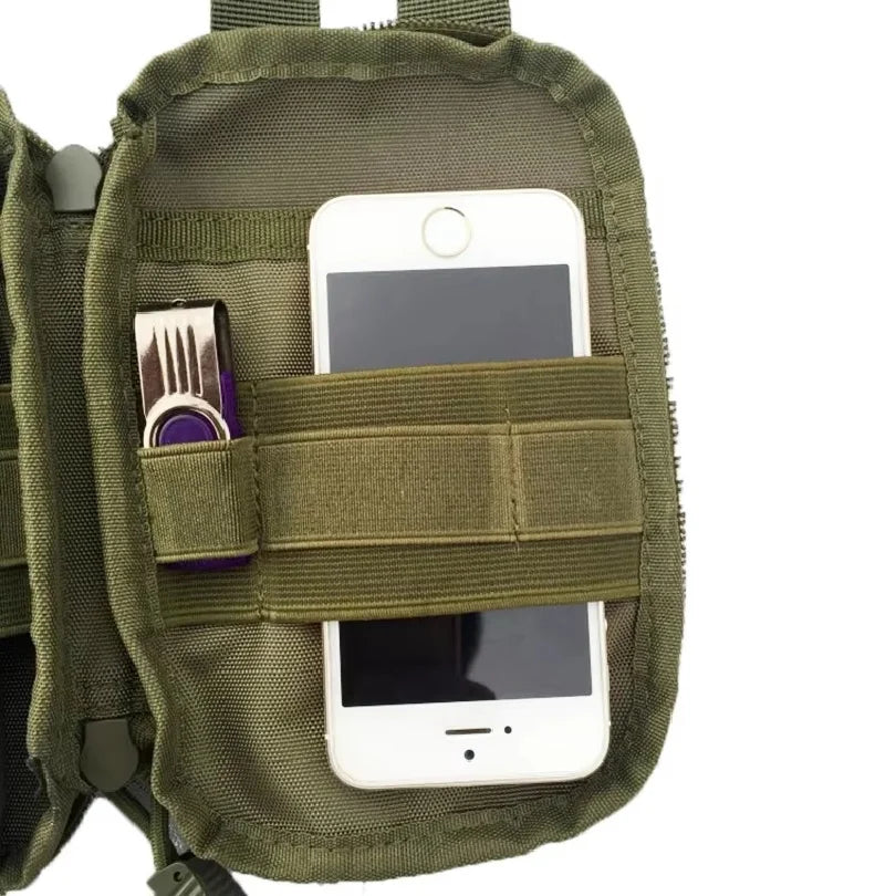 Tactical EDC Molle Pouch Portable Small Medical Waist Pack Outdoor First Aid Bag Phone Case Holder Camping Hunting Accessories