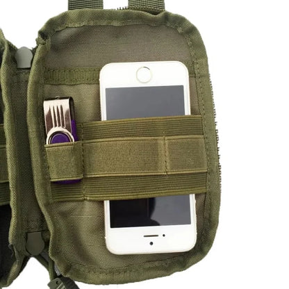 Tactical EDC Molle Pouch Portable Small Medical Waist Pack Outdoor First Aid Bag Phone Case Holder Camping Hunting Accessories