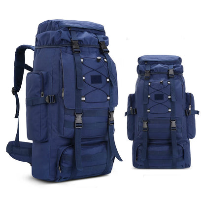 Large Camping Backpack Travel Luggage Bag 80L Men Hiking Climbing Mountaineering Shoulder Pack Molle Outdoor Tactical Rucksack