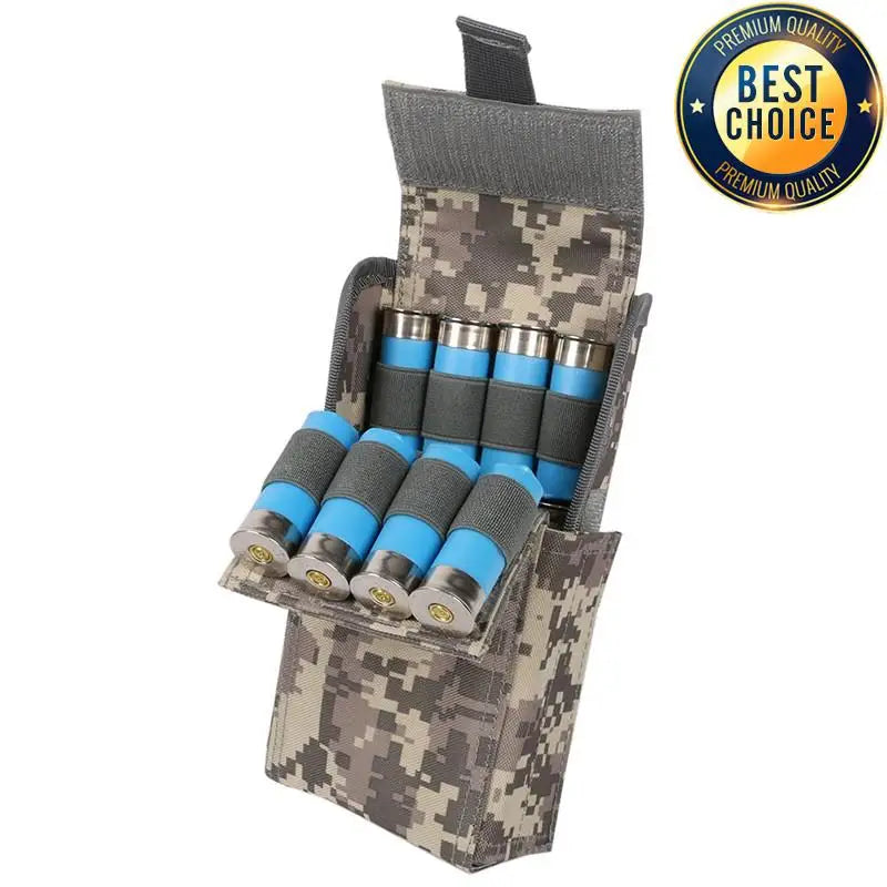 Tactical 25 Round 12 Gauge Magazine Pouch Ammo Shell Pouch Waist Airsoft Gun Bullet Holder Rifle Cartridge Hunting Accessories