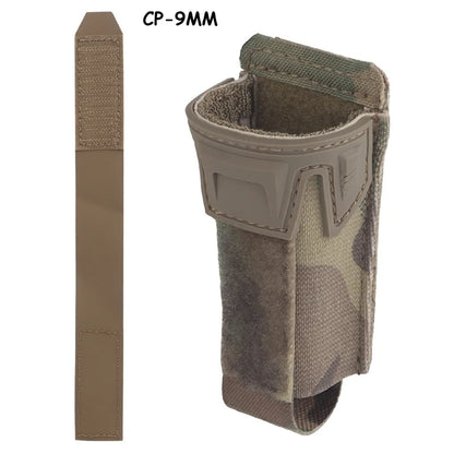 Tactical 5.56mm Single Mag Pouch MOLLE Quick Release Magazine Holder for AR15 M4 Airsoft Vest Plate Carrier Hunting Gear