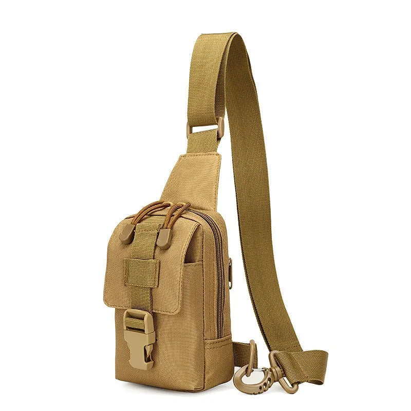 Men's Chest Bag Small Shoulder Bag Portable Mobile Phone Pouch Men Outdoor Trekking Hiking Camping Hunting Crossbody Backpack