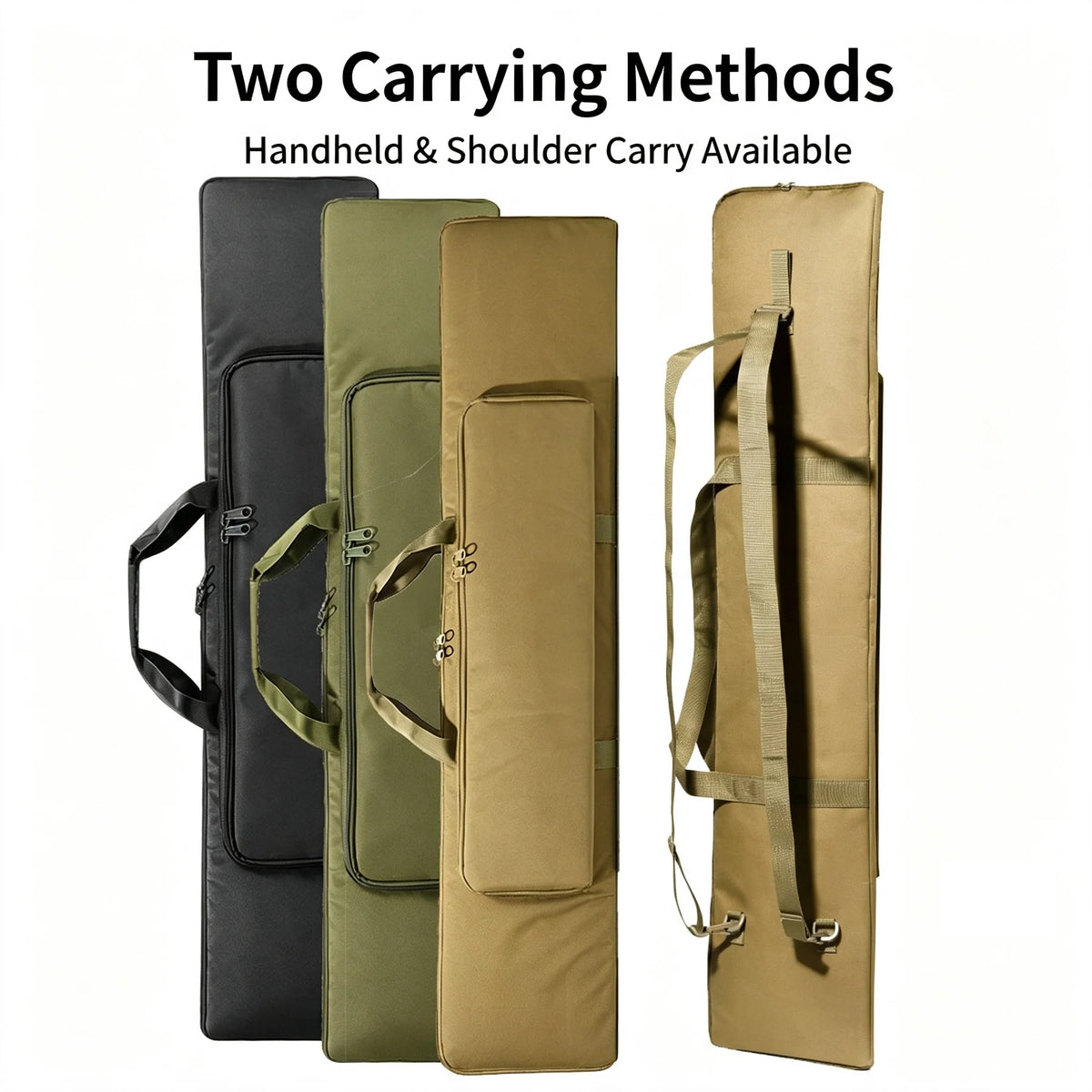 Large Capacity Hunting Rifle Storage Bag Wear-resistant  Tactical Airsoft Gun Carry Case for Outdoor Camping Shooting CS