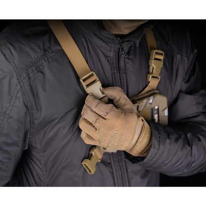Tactical Navboard Flip Lite Harness Setup Navigator Smart Phone Holder Chest Rig Front Placard Navigation Outdoor Hunting Vest
