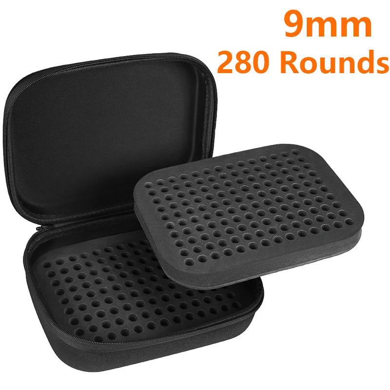 Ammo Pouch Portable Case for Cartridges 9mm .22LR .223/5.56mm Ammunition Storage Box Large Capacity Bullet Bag Hunting Shooting