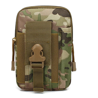 Men's Belt Bag Outdoor Waist Bag Bag Waterproof Camo Sports Hunting Accessories Storage bag Molle nylon cell phone