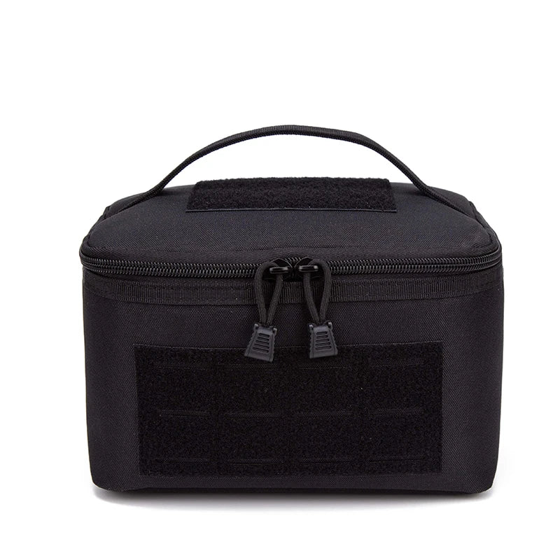Portable Rifle Cartridge Bag Pistol Ammo Pouches Outdoor Ammunition Box Hunting Shooting Bullet Storage Case EDC Handbag