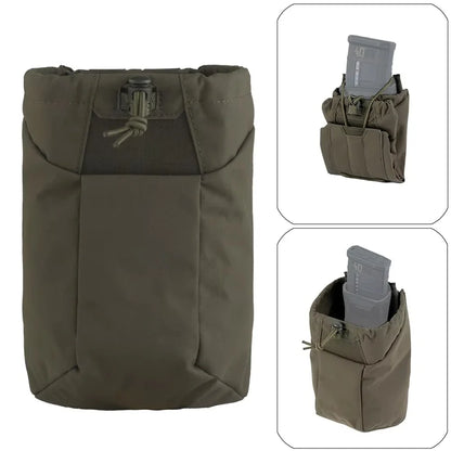 Tactical MOLLE Dump Pouch Magazine Recovery Bag Folding Mag Dump Pouches Hunting Waist Belt Multi-Purpose Recycling Bags