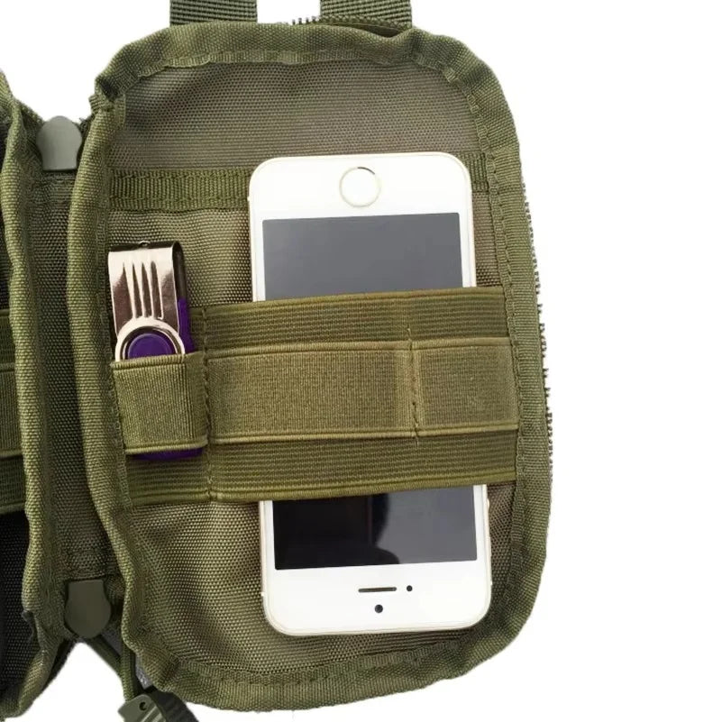 Tactical EDC Molle Pouch Portable Small Medical Waist Pack Outdoor First Aid Bag Phone Case Holder Camping Hunting Accessories