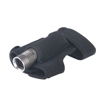 1PC Scuba Diving LED Flashlight Holder Light Wrist Arm Mount Strap Outdoor Underwater Hands Free Glove Illumination Accessories