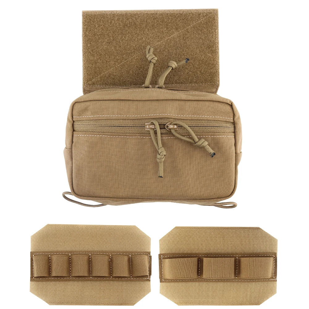 SS Style SACK Pouch Mk3 MK4 Abdominal Dump Drop Pouch Fanny Pack for Tactical Vest Plate Carrier Chest Rig Accessory