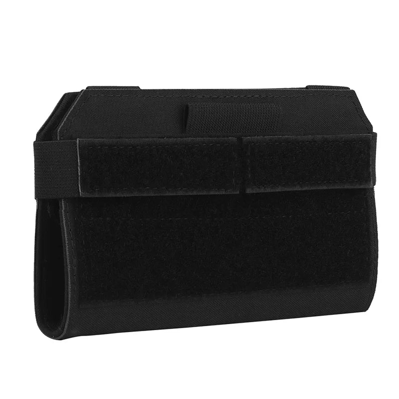 MOLLE Front Panel Phone Navigation Pouch Utility Organizer Phone Pouch for Outdoor Airsoft Vest Gear Essentials