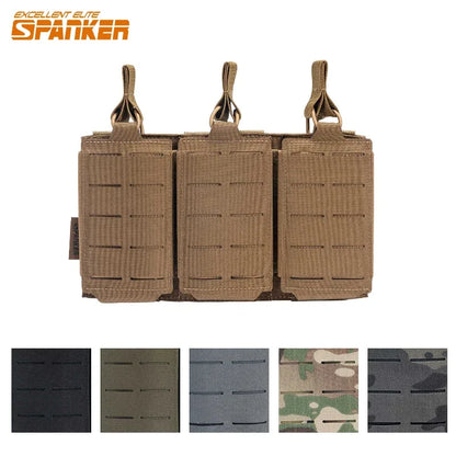 Tactical Triple Magazine Pouch Molle Mag Bag for M4 M14 M16 AR15 G36 Magazine Pouches Outdoor Hunting Tool Mag Holder