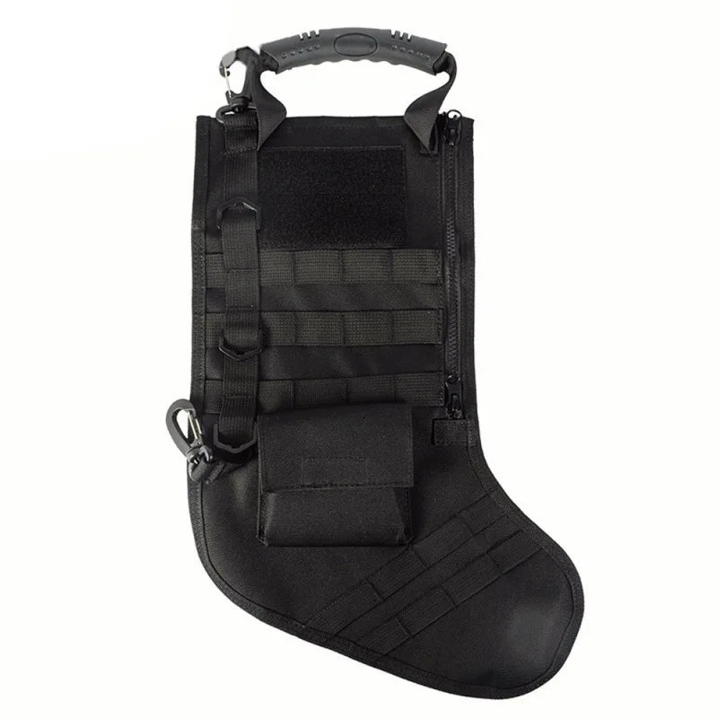 Tactical Molle Christmas Stocking Bag EDC Christmas Stocking Pendant Multi-Functional Tool Storage Bag Sports Hunting Accessory