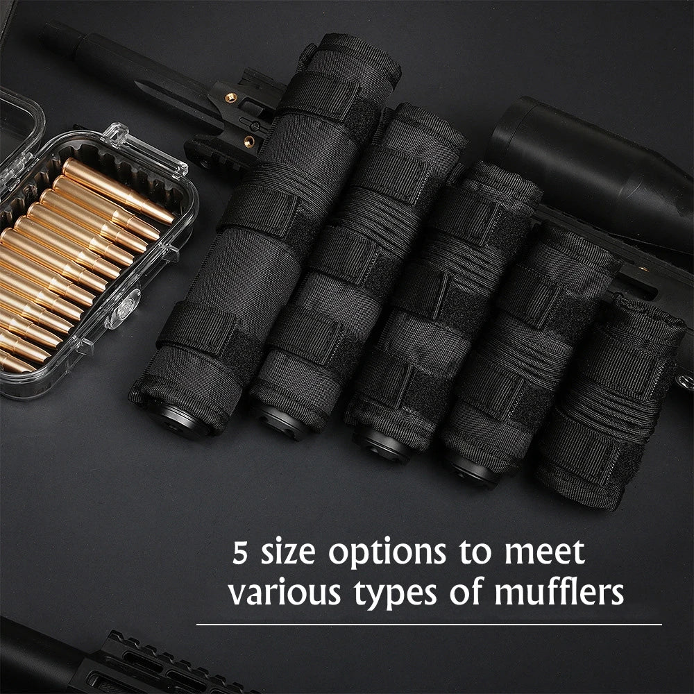 9inch Tactical Silencers Protective Cases For Hunting Shooting Silencers Protective Cover Suppressor Cover for 4/5/6/7/9inch