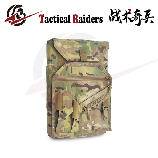 【Tactical Raiders】PI-017 Agilite-Style Redesign Padded Laptop Sleeve Hook-backed EDC Organizer Panel Pad Pouch