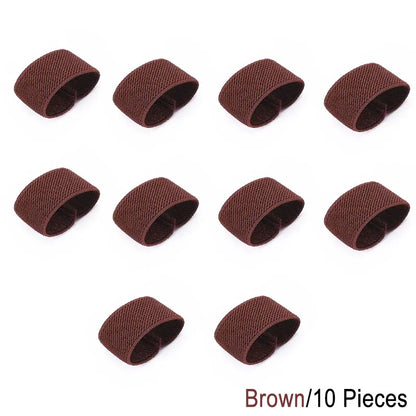 10 Pcs Elastic Belt Loop Holder Durable Belt Keepers Tactically Belt Holder Retainers Band Organizers for Service Belt
