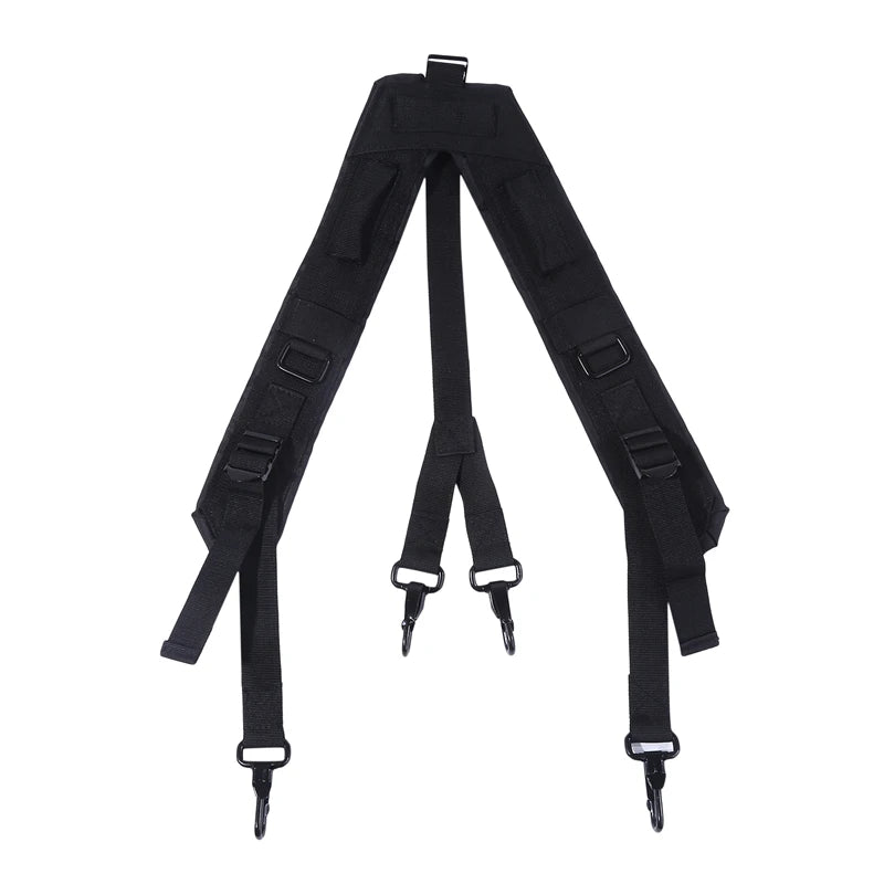Outdoor Tactical Belt CS Army Fans Combat Belts Military Hunting Accessorios Y Belt Girdle Shoulder Chest Strap Tactico Military