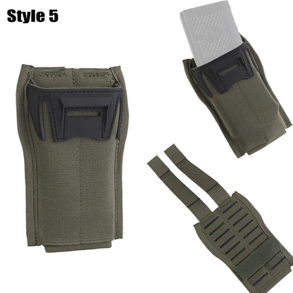 OPHIDIANTAC 5.56/7.62/9mm/AR15/M4 Mag Bag Molle System Lightweight Storage Bag Waistcoat Accessory Pack for hunting gear