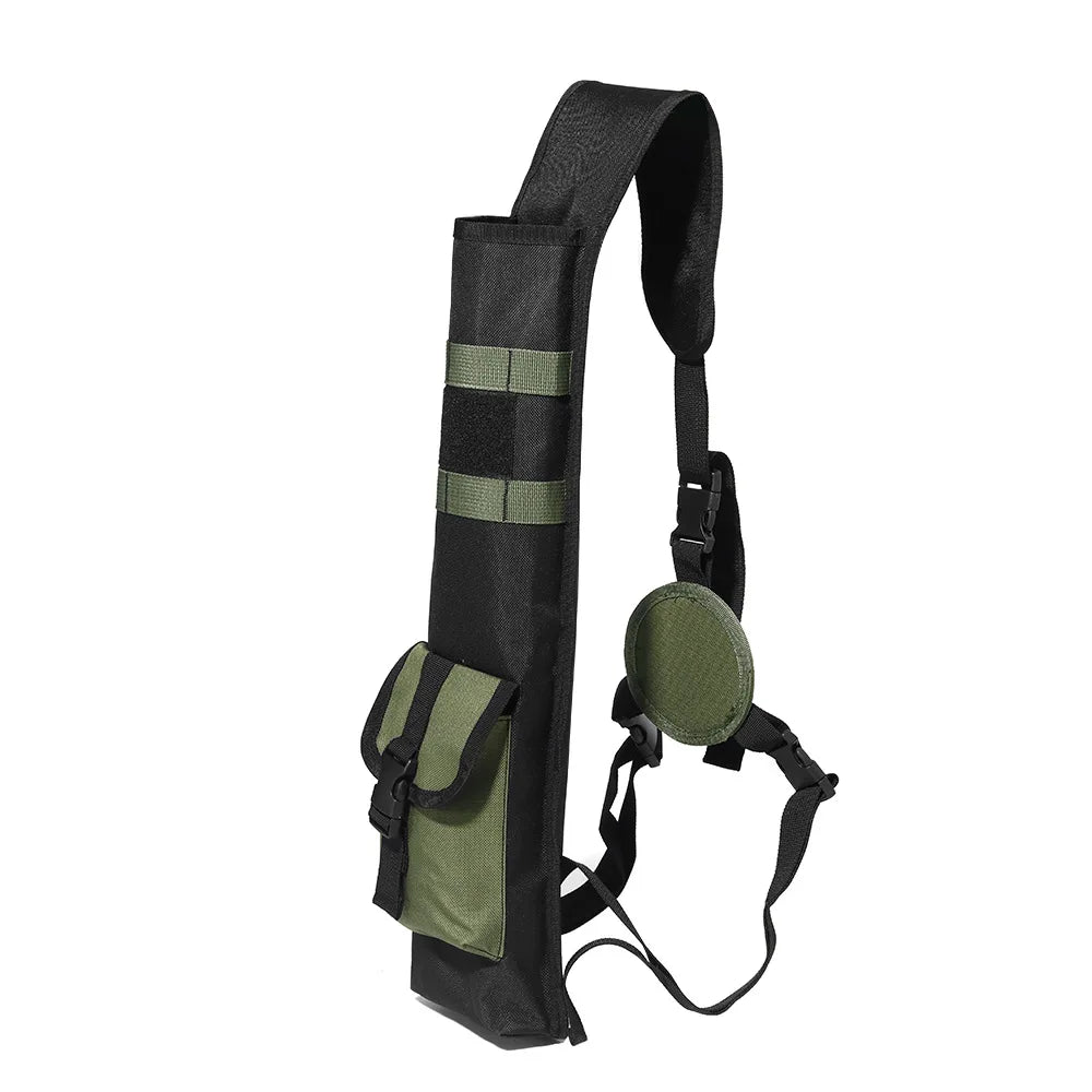 Tactical Arrow Quiver Large Capacity Back Holder 3-Point Shoulder Strap Archery Bag Durable Wear-Resistant Hunting Accessories