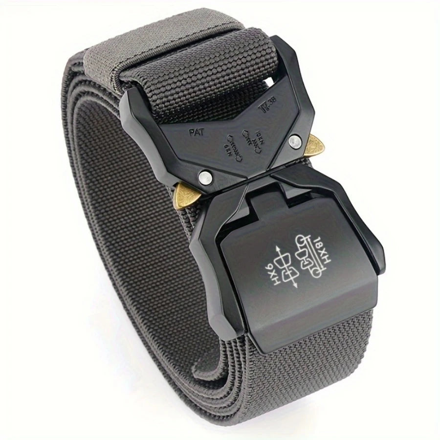 2026 New Tactical Belt Buckle Quick Release Elastic Belt Casual Tooling Training Belt Men's Trousers Belt