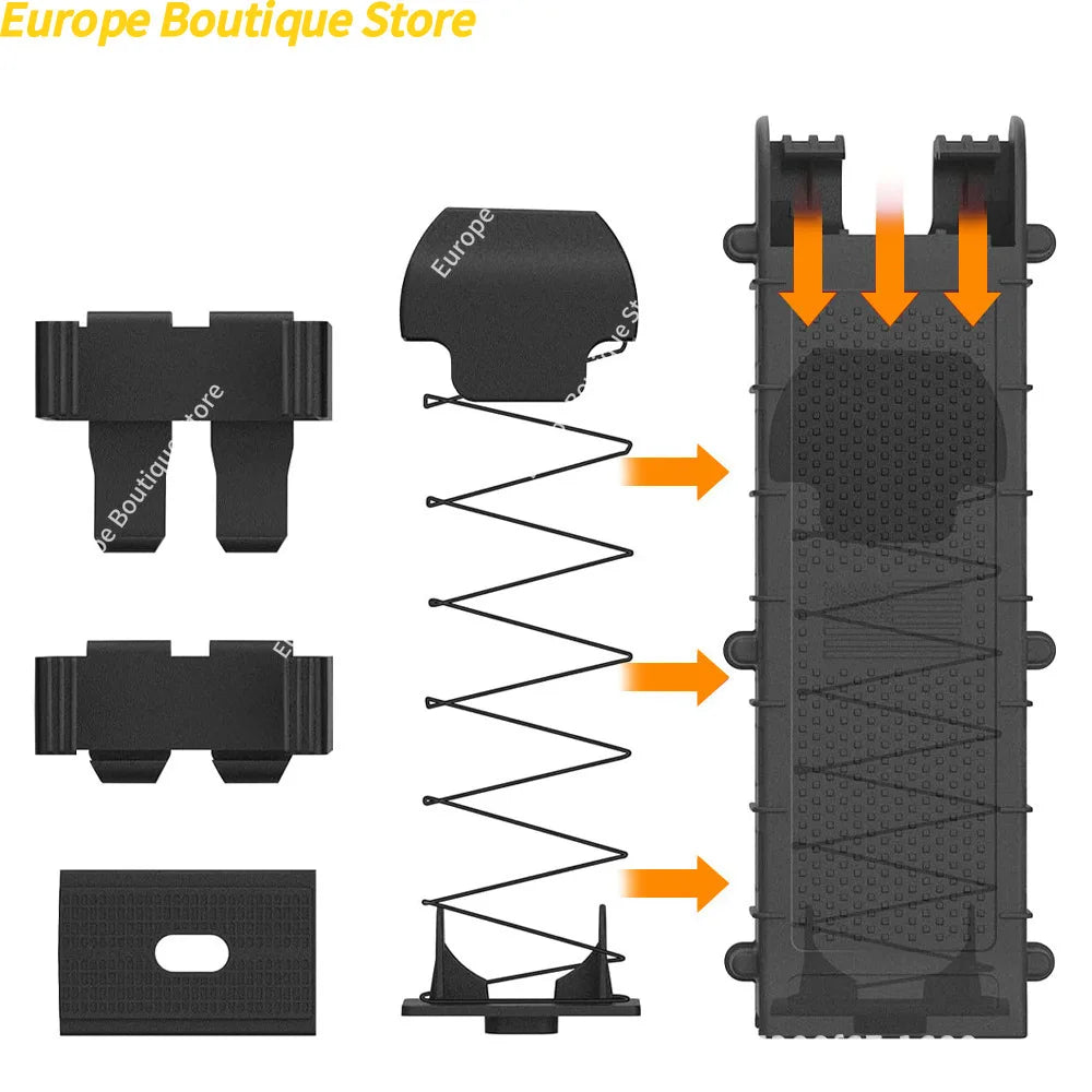 8 Round Polymer Shotgun Shell Holder Tactical Ammo Carrier Mount For Mossberg Remington Style Air Gun Accessories