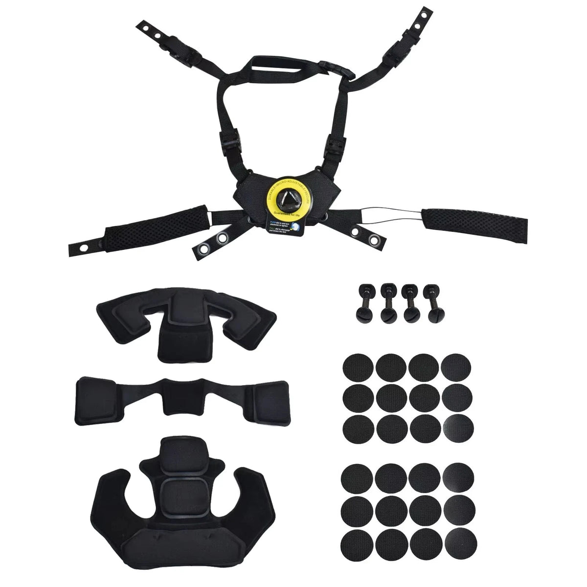 BOOIU Tactical Helmet Hanging System Wendy Suspension Lanyard Chin Strap Airsoft Helmet Accessories for Wendy FAST MICH Helmet
